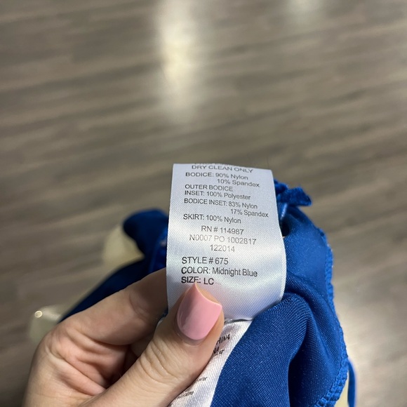 Revolution Blue & Gold Ballet Dance Costume - Picture 4 of 4